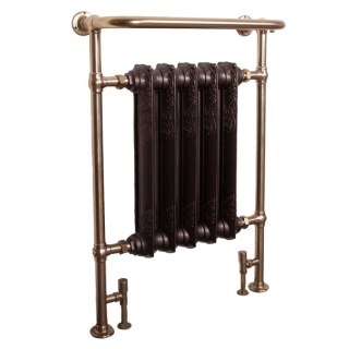 Wilsford Heated Towel Rail Brushed Brass